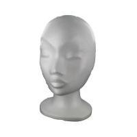 Polystyrene Female Head 28 cm