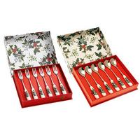 Portmeirion® Pastry Forks and Teaspoons (6 of each - SAVE £4)