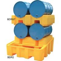 Poly Horizontal Two Drum Storage Top Stack Level