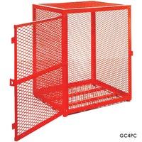 Powder Coated Mesh Security Cage with floor 1600 x 2068 x 700