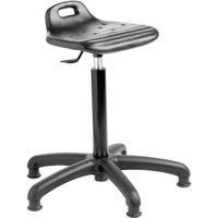 polyurethane swivel posture stool with glides high lift 580 800 h