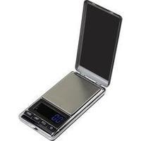 Pocket scales Basetech SJS-60007 Weight range 500 g Readability 0.1 g battery-powered Silver