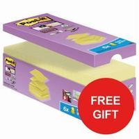 post it super sticky 76 x 76mm z notes super strong canary yellow 20