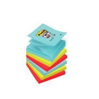 Post-It Super Sticky 76 x 76mm Z-Notes Super Strong Assorted Colours 6