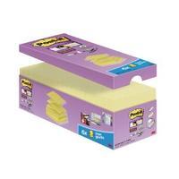 Post-it Super Sticky Z Notes 76 x 76mm Canary Yellow Value Pack of 20