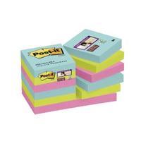 Post-it Super Sticky Notes Miami 47.6x47.6mm 622-12SS-MIA