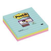 post it super sticky lined notes miami xl 101x101mm 675 ss3 mia