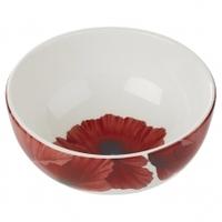 Portmeirion Botanic Blooms Cereal Bowl, Poppy, 5.25 inch