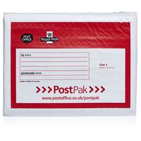 Post Office PostPak Bubble Envelopes Size 1 3pk 245 x 170mm