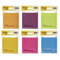 Post-It Super Sticky Lined Neon Pad 75 Notes