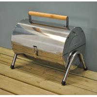 Portable Barrel Charcoal Barbecue by Kingfisher