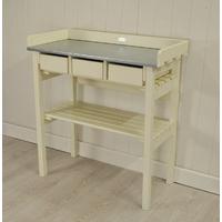 Potting Table and Garden Work Bench in Cream by Fallen Fruits