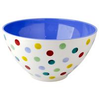 Polka Dot Melamine Large Bowl