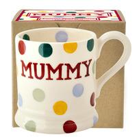 Polka Dot Mummy 1/2 Pint Mug Boxed