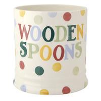 Polka Text Wooden Spoon Utensils...