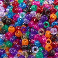 Pony Beads. Glitter. Pack of 1000