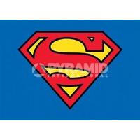 postcard superman classic logo 10 x 15cm pyramid