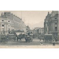 postcard london regent street 10 x 15cm pyramid