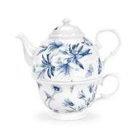 portmeirion botanic blue tea for one