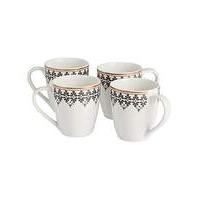 Portmeirion Arabian Lights Set of 4 Mugs