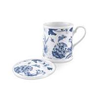 Portmeirion Botanic Blue - Mug & Coaster