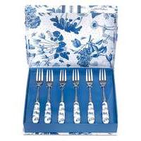 Portmeirion Botanic Blue 6x Pastry Forks