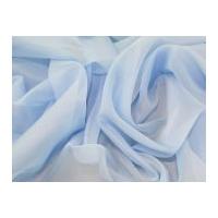 polyester plain voile fabric pale blue