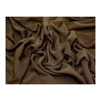 Polyester Microfibre Dress Fabric Brown