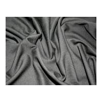 Polyester with Lycra Twill Suiting Dress Fabric Black