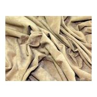 Polyester Suedette Dress Fabric Honey