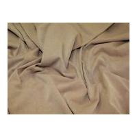 polyester stretch jersey dress fabric mid brown