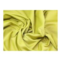 Polyester Sateen Suiting Dress Fabric Citrus Yellow/Green