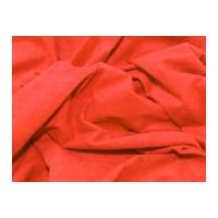 Polyester Suedette Dress Fabric Red