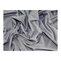 Polyester Suedette Dress Fabric Dark Grey