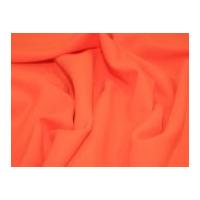 Polyester Bi Stretch Suiting Dress Fabric Fluorescent Orange