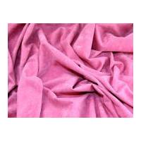 Polyester Suedette Dress Fabric Pink