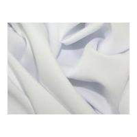 Polyester Bi Stretch Suiting Dress Fabric White