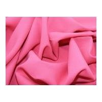 Polyester Bi Stretch Suiting Dress Fabric Cerise Pink