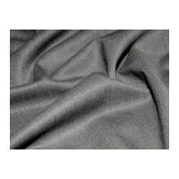 Polyester & Wool Blend Suiting Dress Fabric Grey