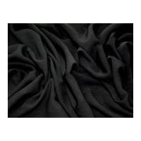 Polyester Microfibre Dress Fabric Black