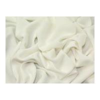 Polyester Microfibre Dress Fabric Ivory