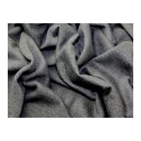 Polycotton Sweatshirting Dress Fabric Dark Grey