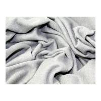 Polycotton Sweatshirting Dress Fabric Light Grey