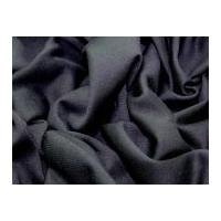 Polycotton Sweatshirting Dress Fabric Navy Blue