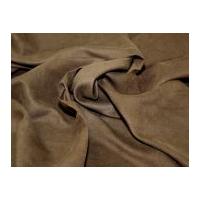 Polyester Suede Dress Fabric Brown