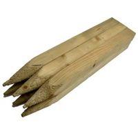 Pointed Timber Pegs (L)600mm Pack of 6