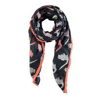 POM Amsterdam-Scarfs - Shawl Chameleon Camouflage - Black