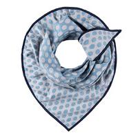 POM Amsterdam-Scarfs - Shawl Bouncing Dots - Blue