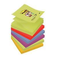 Post-It Super Sticky Z-Note (76mm x 76mm) Note Pad (Marrakesh - Assorted Colours) Pack of 12