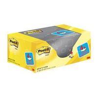 Post-It Value Pack Notes Cube (38mm x 51mm) 100 Sheets Per Pad (Canary Yellow Pack of 20 Pads)